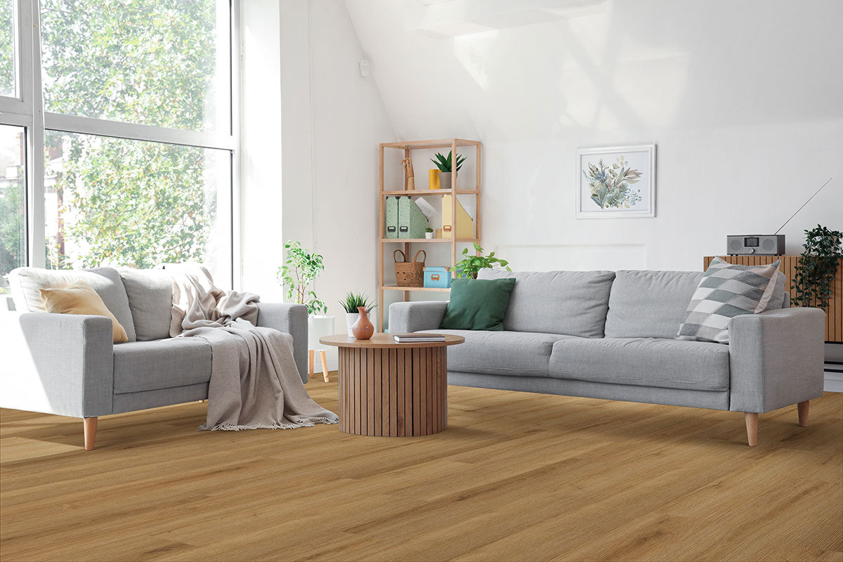 Cyrus 2.0 Amber Forrester Luxury Vinyl Plank, room scene
