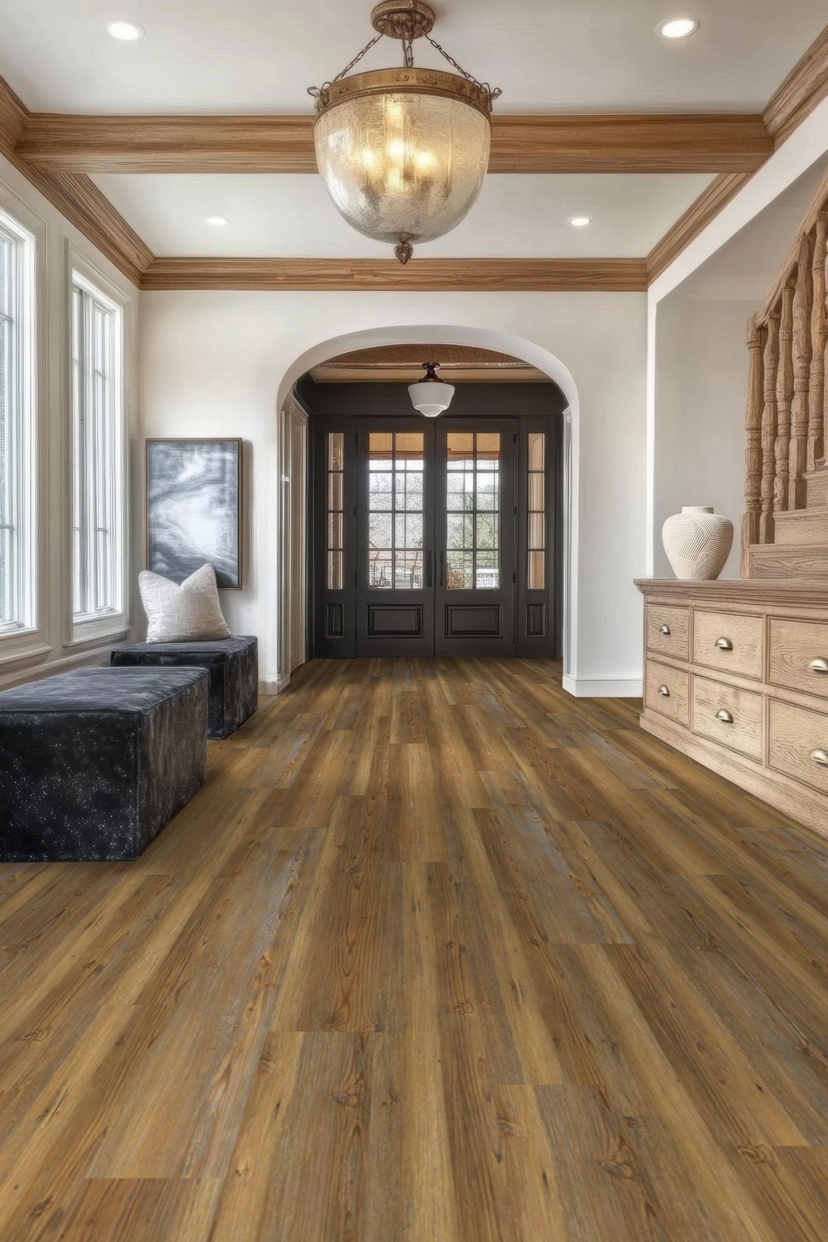 Prescott Barnstorm Luxury Vinyl Plank, room scene