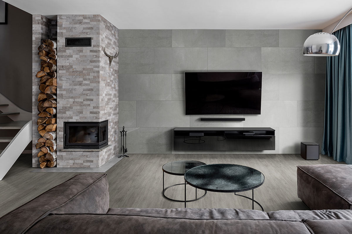 Prescott Grayton Luxury Vinyl Plank, room scene