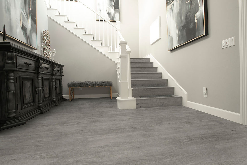 Prescott Grayton Luxury Vinyl Plank, room scene