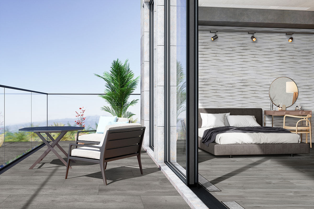 Cyrus 2.0 Katella Ash Luxury Vinyl Plank, room scene
