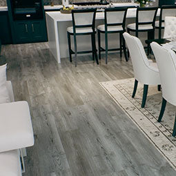 Prescott Katella Ash Luxury Vinyl Plank, room scene