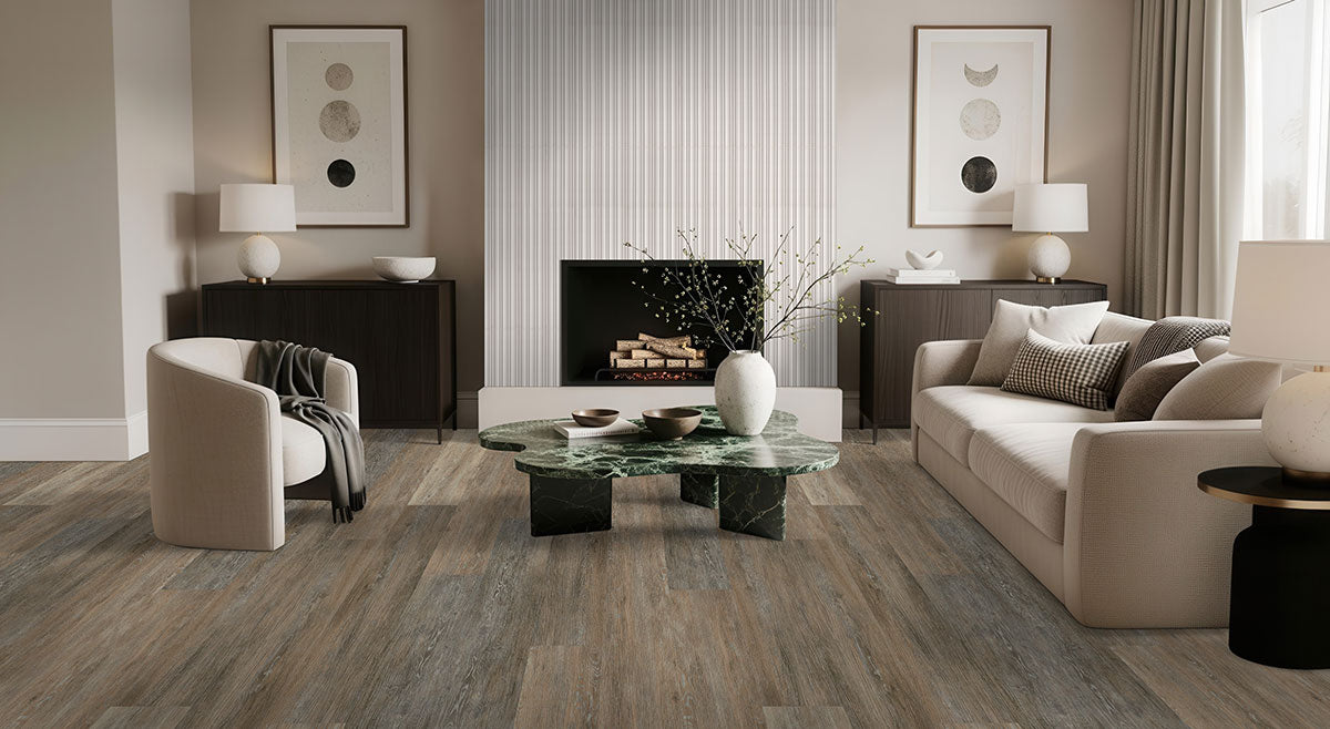 Prescott Dulles Tails Luxury Vinyl Plank, room scene