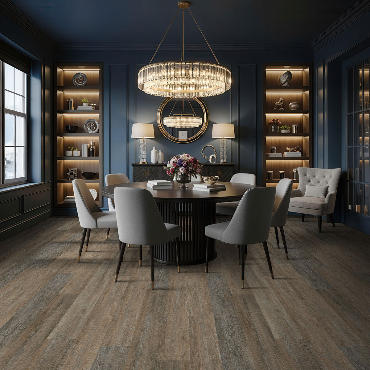 Prescott Dulles Tails Luxury Vinyl Plank, room scene