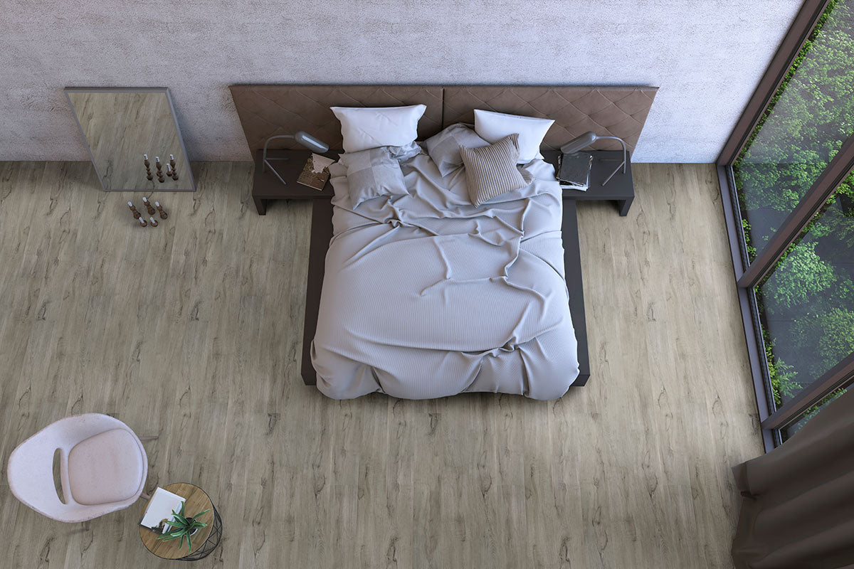 Prescott Dunite Oak Luxury Vinyl Plank, room scene