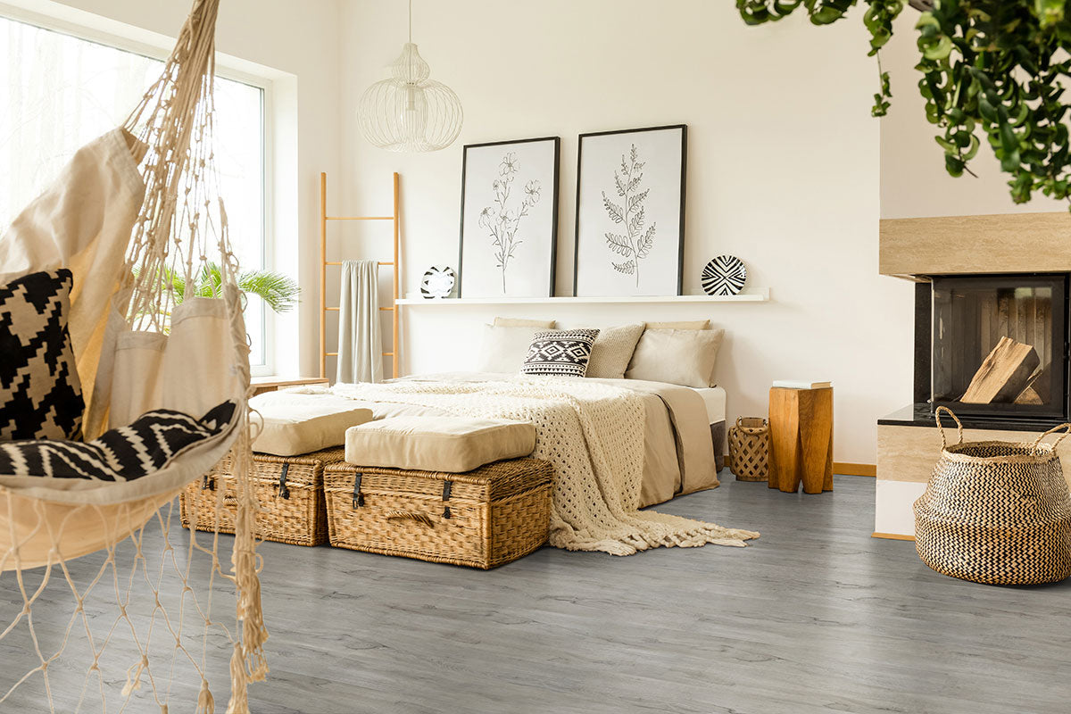 Prescott Dunite Oak Luxury Vinyl Plank, room scene