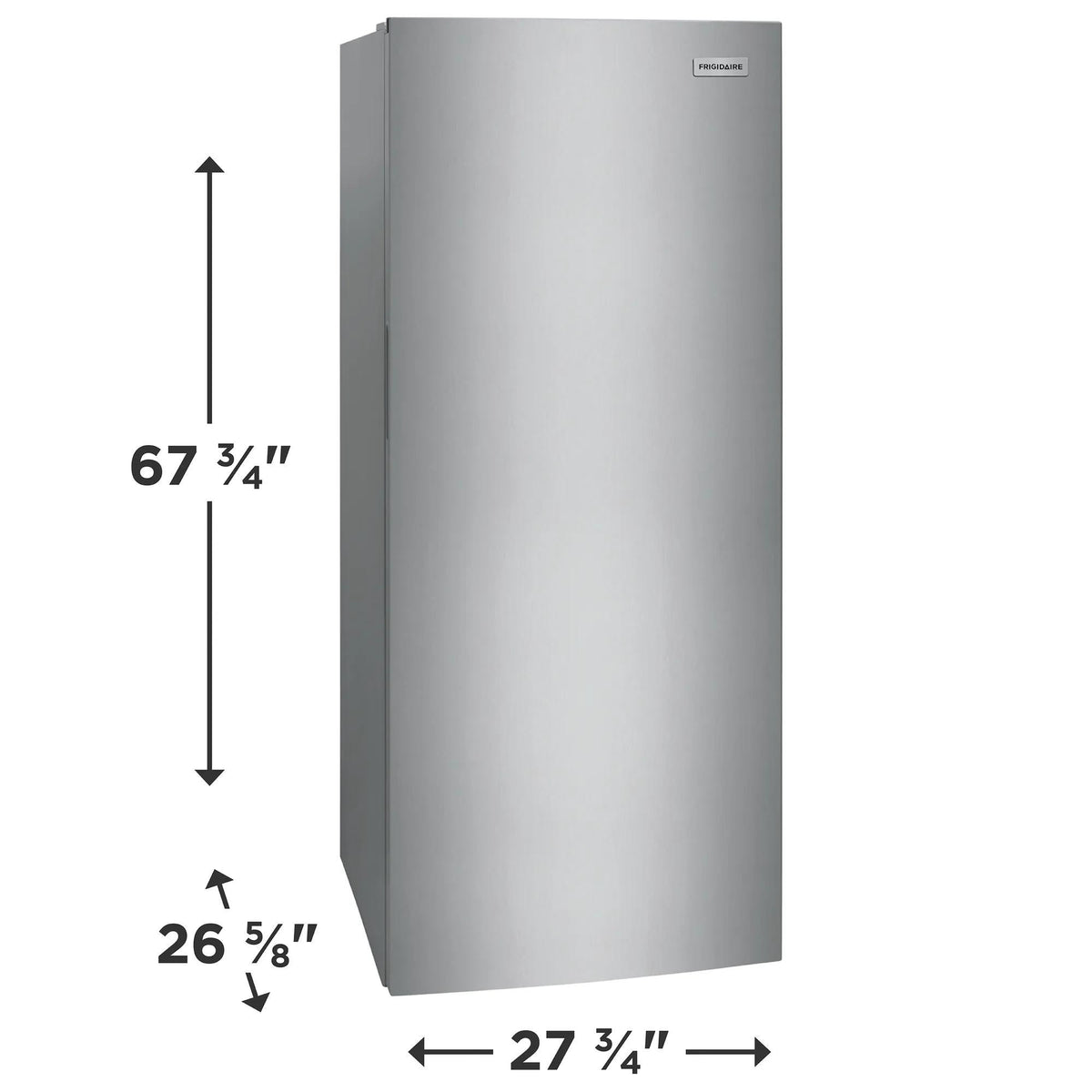 Frigidaire FFUE1626AV Fingerprint-Resistant Stainless Steel Look Convertible Upright Freezer, manufacturer photo 2