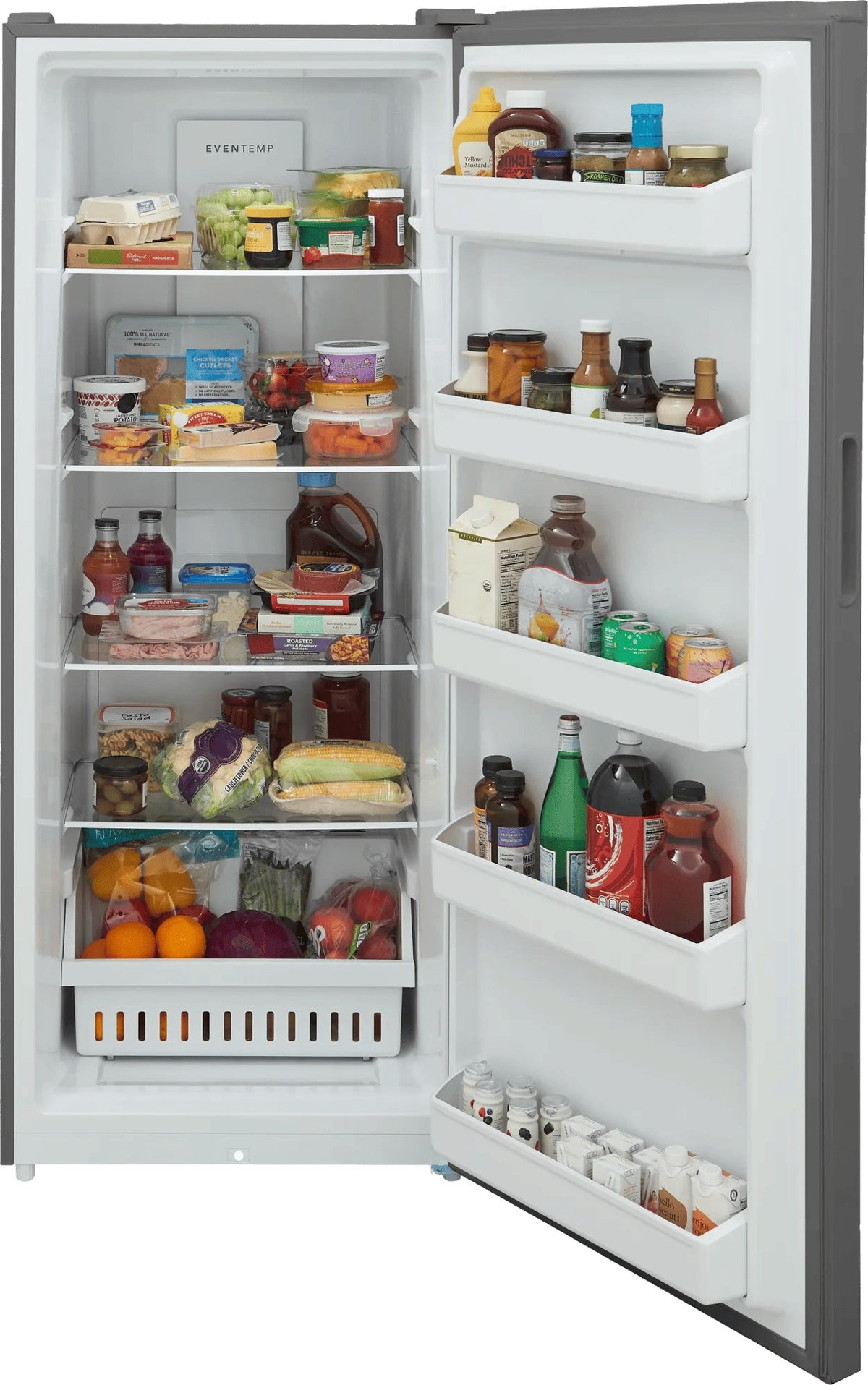Frigidaire FFUE1626AV Fingerprint-Resistant Stainless Steel Look Convertible Upright Freezer, manufacturer photo 4