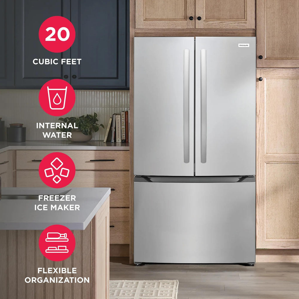Frigidaire FRFG201LAV Stainless Steel French Door Refrigerator, manufacturer photo 5