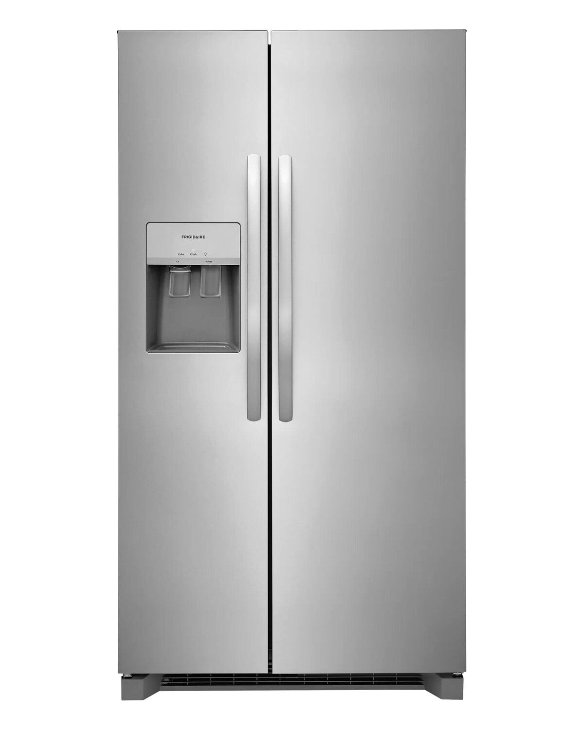 Frigidaire FRSS26L3AF Stainless Steel Side-by-Side Refrigerator, front view