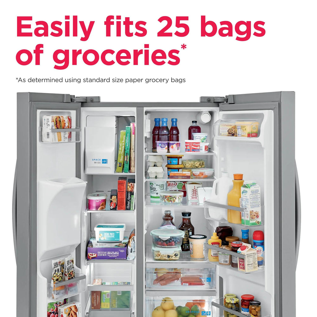 Frigidaire Gallery GRSS2652AF Stainless Steel Side-by-Side Refrigerator, manufacturer photo 4