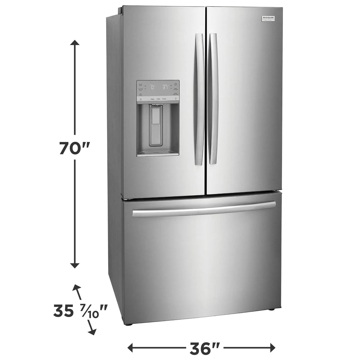 Frigidaire Gallery GRFS2853AF Stainless Steel French Door Refrigerator, manufacturer photo 2