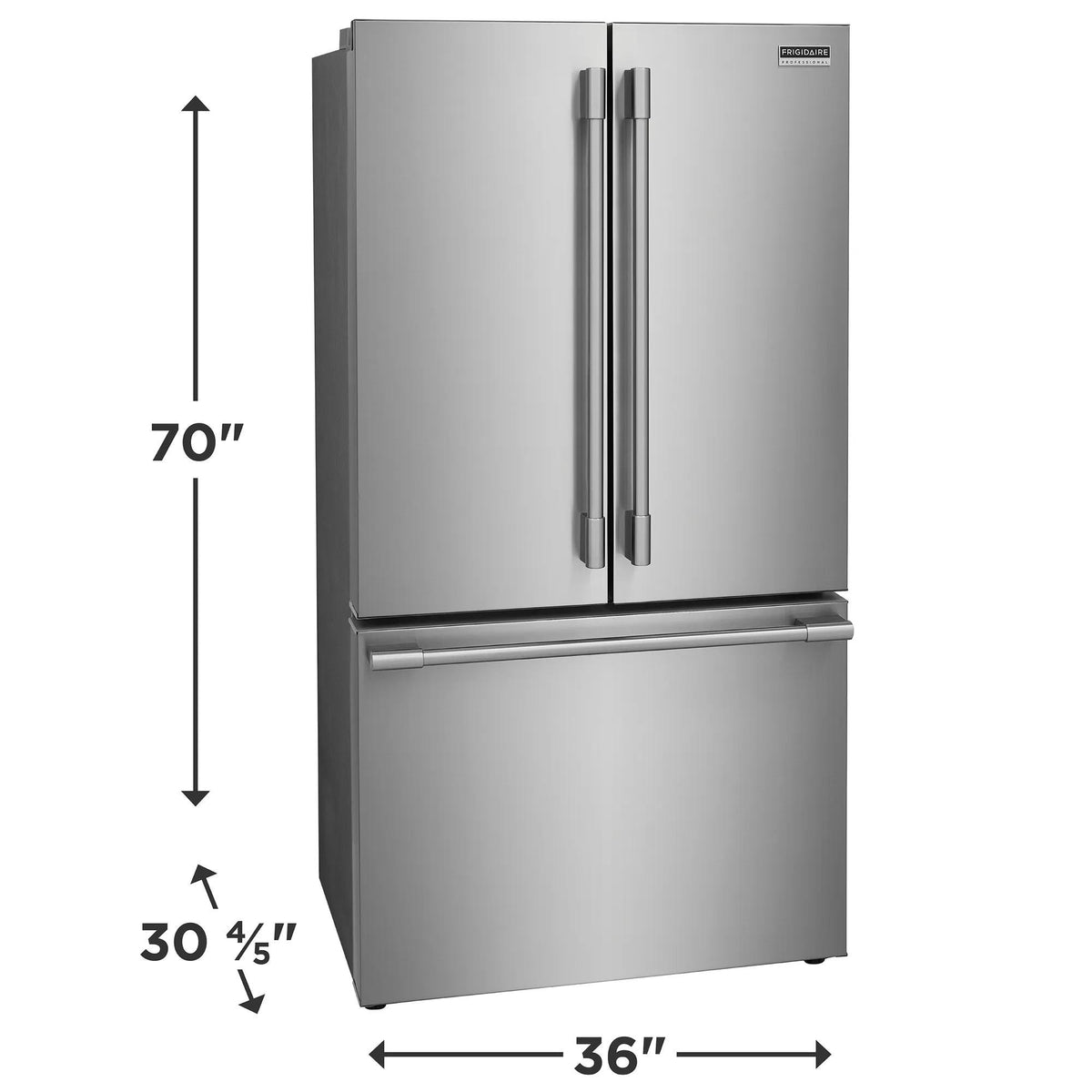 Frigidaire Professional PRFG2383AF Stainless Steel French Door Refrigerator, manufacturer photo 2