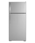GE GIE18GSNRSS Stainless Steel Top Freezer Refrigerator, front view