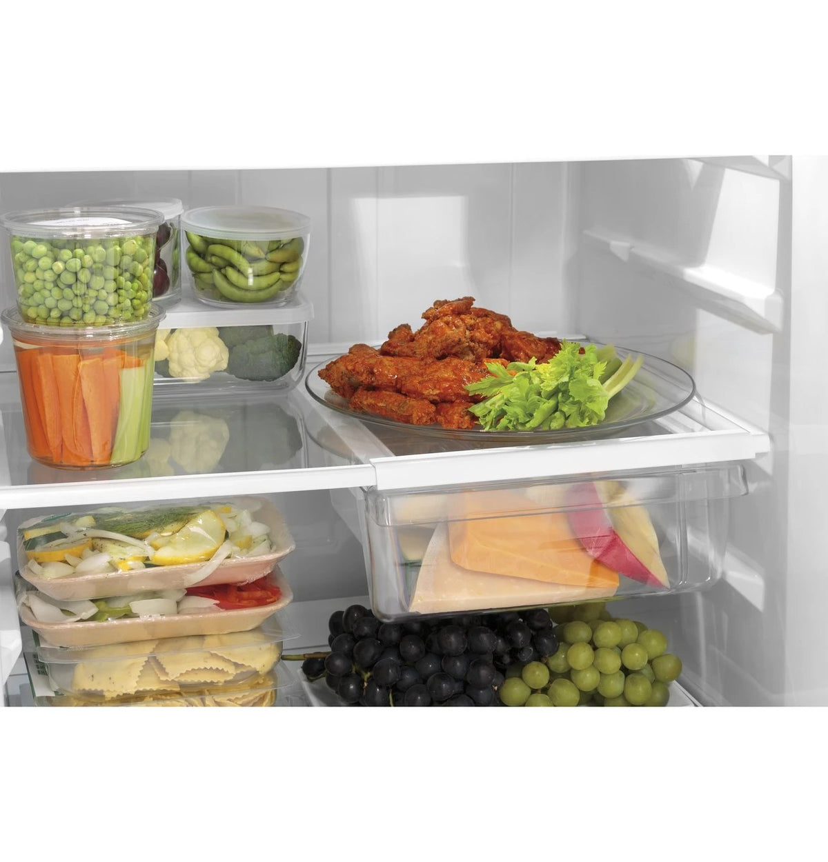 GE GIE18GSNRSS Stainless Steel Top Freezer Refrigerator, manufacturer photo 6