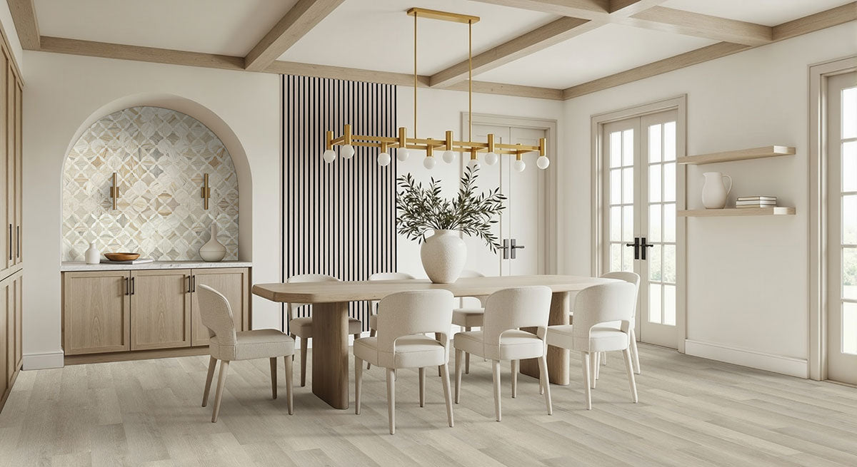 Prescott HoneyBella Oak Luxury Vinyl Plank, room scene