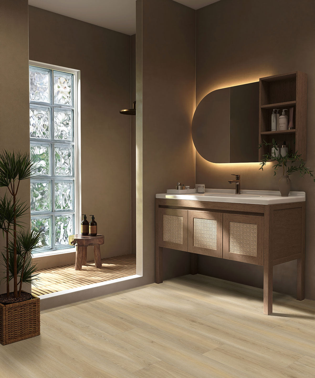Laurel Reserve Honey Hollow Luxury Vinyl Plank, room scene
