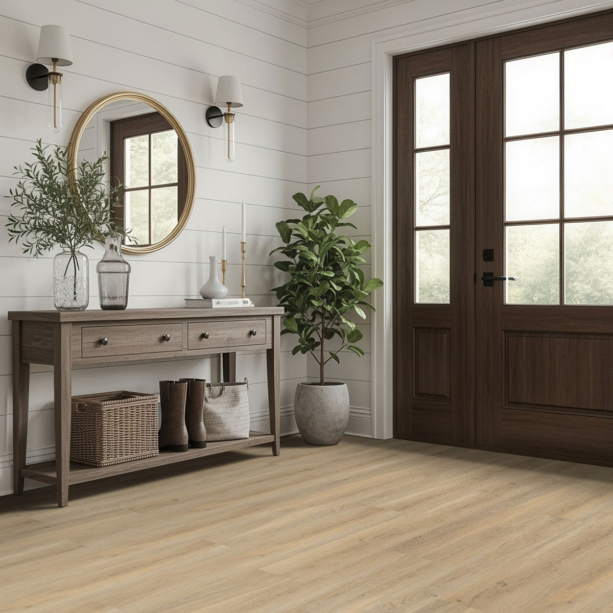 Laurel Reserve Honey Hollow Luxury Vinyl Plank, room scene