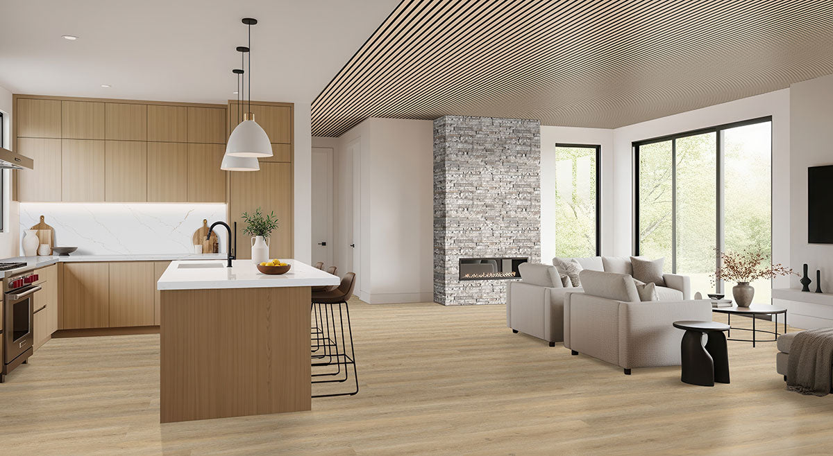 Laurel Reserve Honey Hollow Luxury Vinyl Plank, room scene