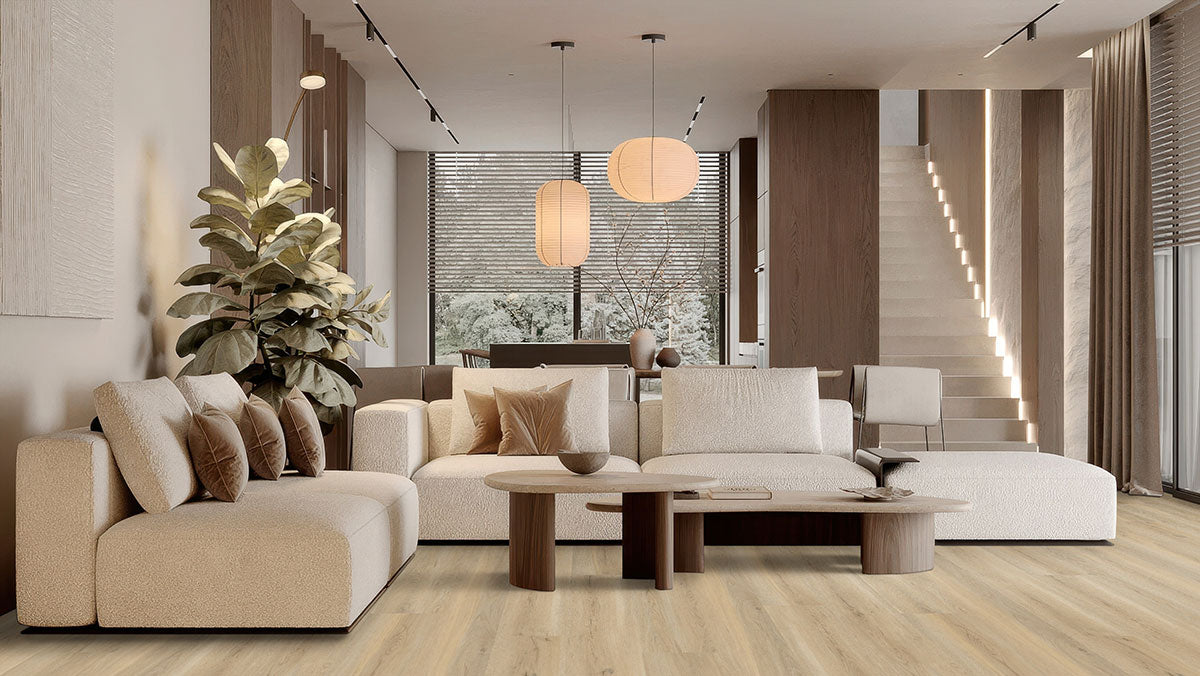 Laurel Reserve Honey Hollow Luxury Vinyl Plank, room scene