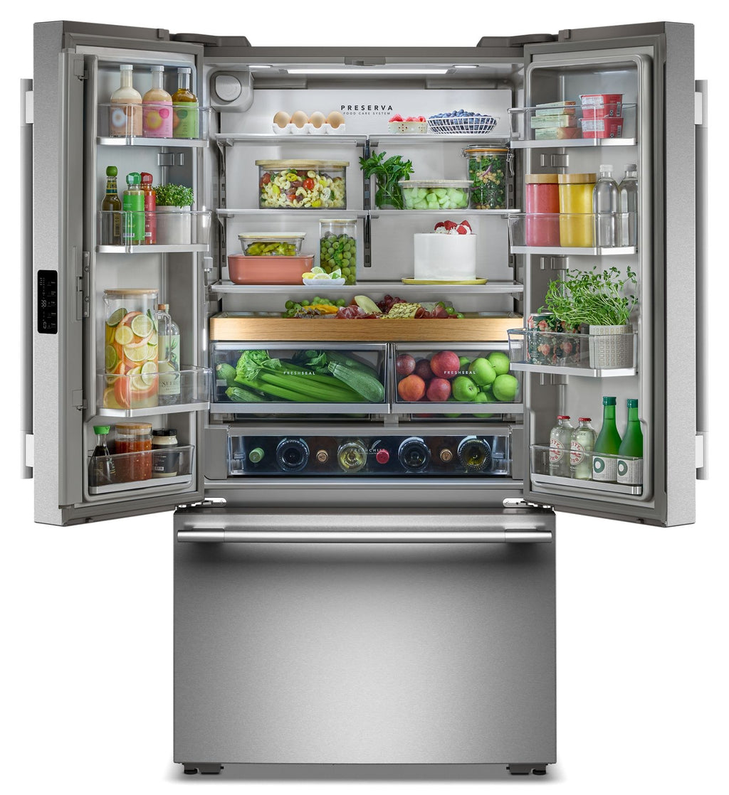 KitchenAid KRFC236SPS PrintShield Stainless French Door Refrigerator, manufacturer photo 2
