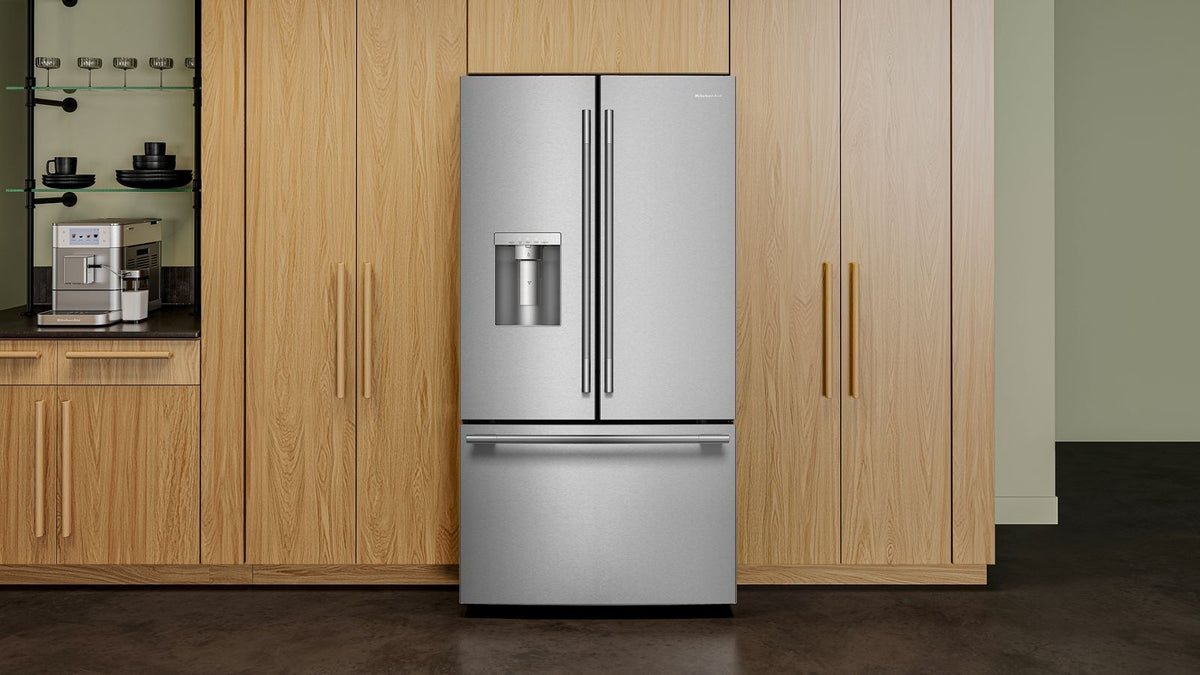 KitchenAid KRFF436SPS PrintShield Stainless French Door Refrigerator, manufacturer photo 4