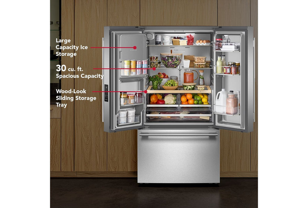 KitchenAid KRFF436SPS PrintShield Stainless French Door Refrigerator, manufacturer photo 5