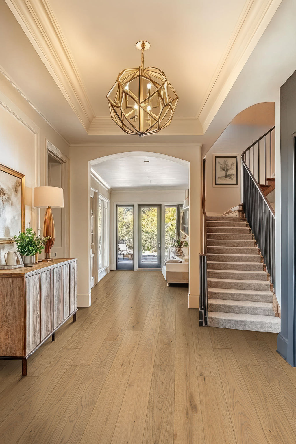 Ladson Adriel Oak Engineered Hardwood, room scene