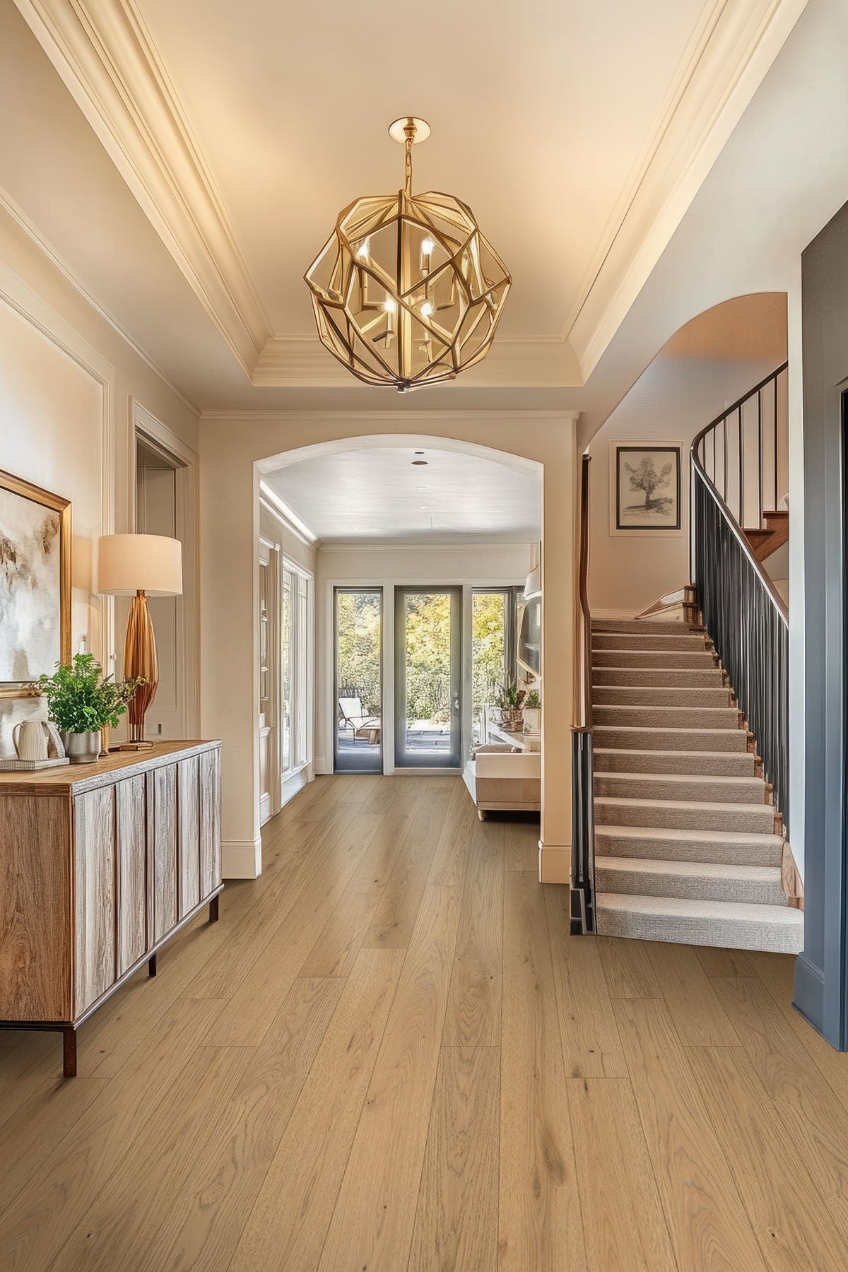 Ladson Adriel Oak Engineered Hardwood, room scene