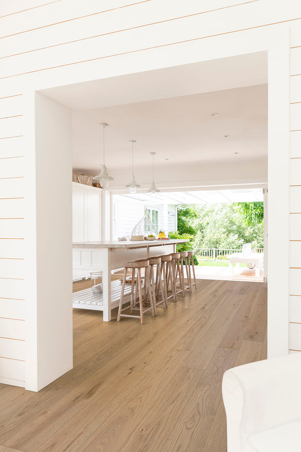 Ladson Adriel Oak Engineered Hardwood, room scene
