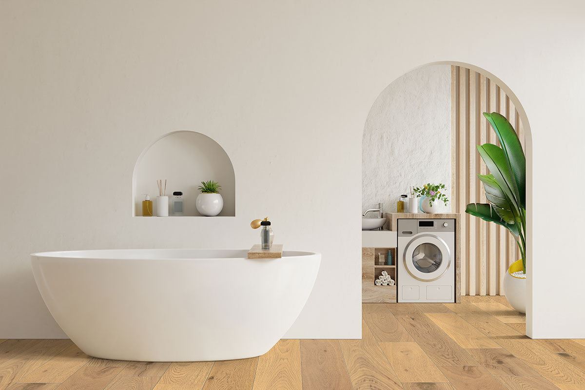 Ladson Bramlett Engineered Hardwood, room scene