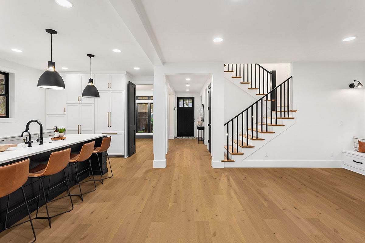 Ladson Bramlett Engineered Hardwood, room scene