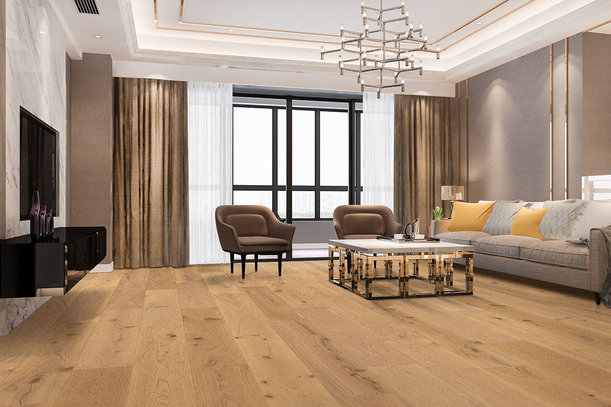 Ladson Bramlett Engineered Hardwood, room scene