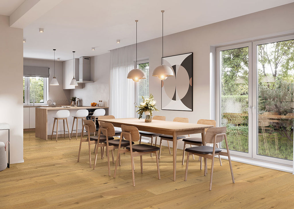 Ladson Bramlett Engineered Hardwood, room scene