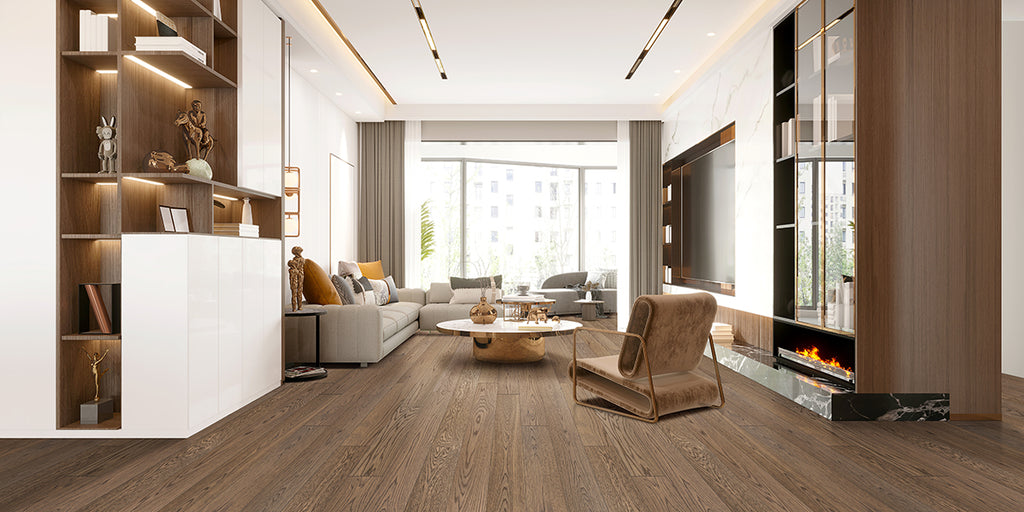 Ladson Clayborne Engineered Hardwood, room scene
