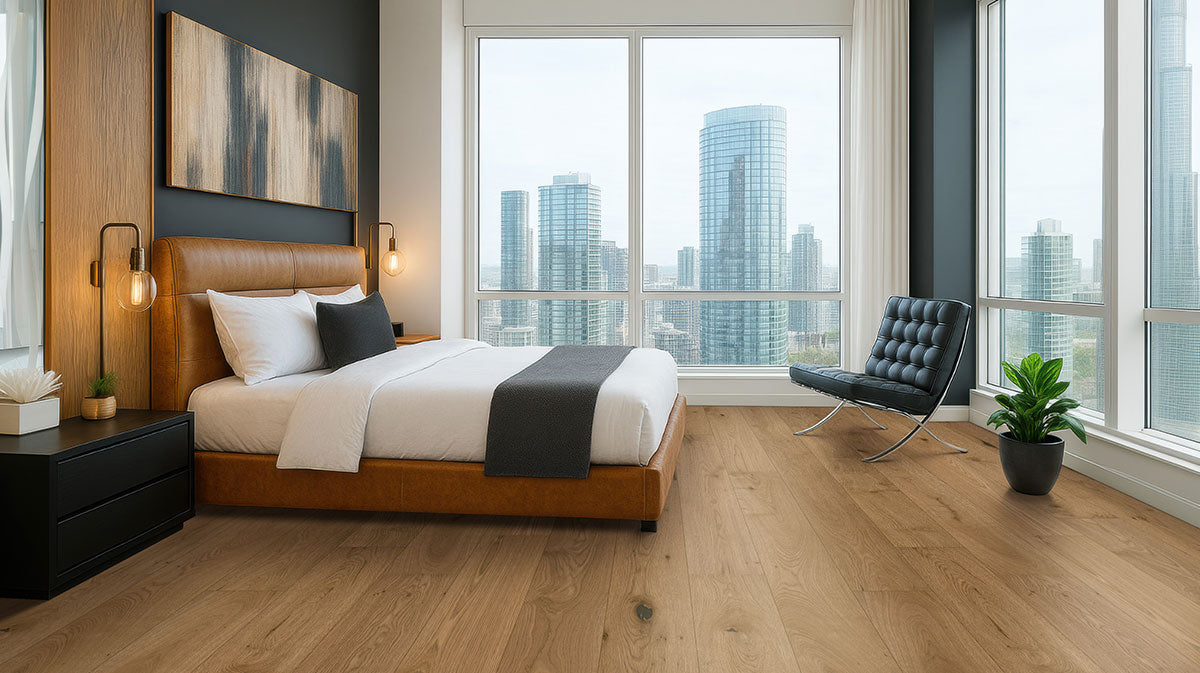Ladson Leander Oak Engineered Hardwood, room scene