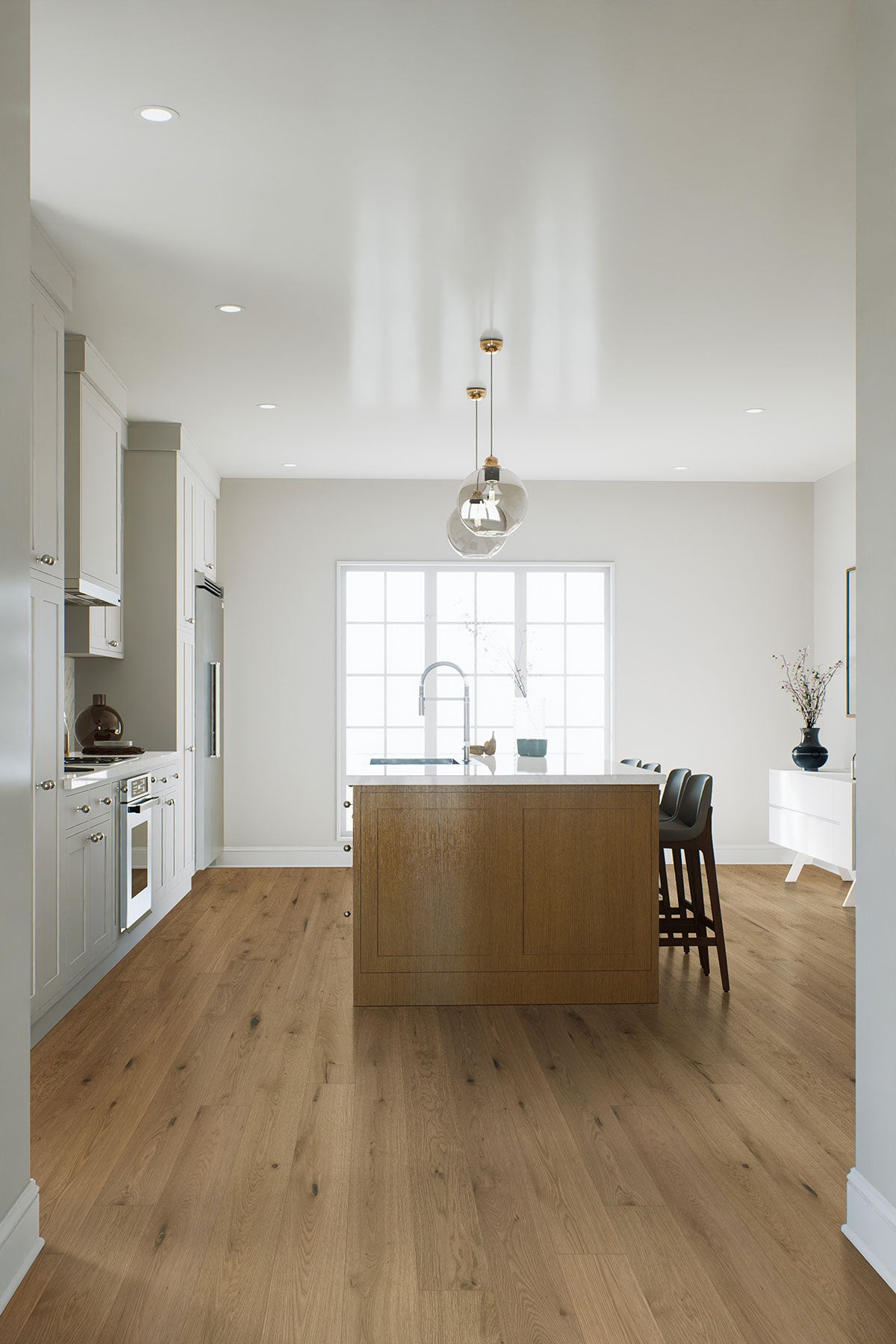 Ladson Leander Oak Engineered Hardwood, room scene