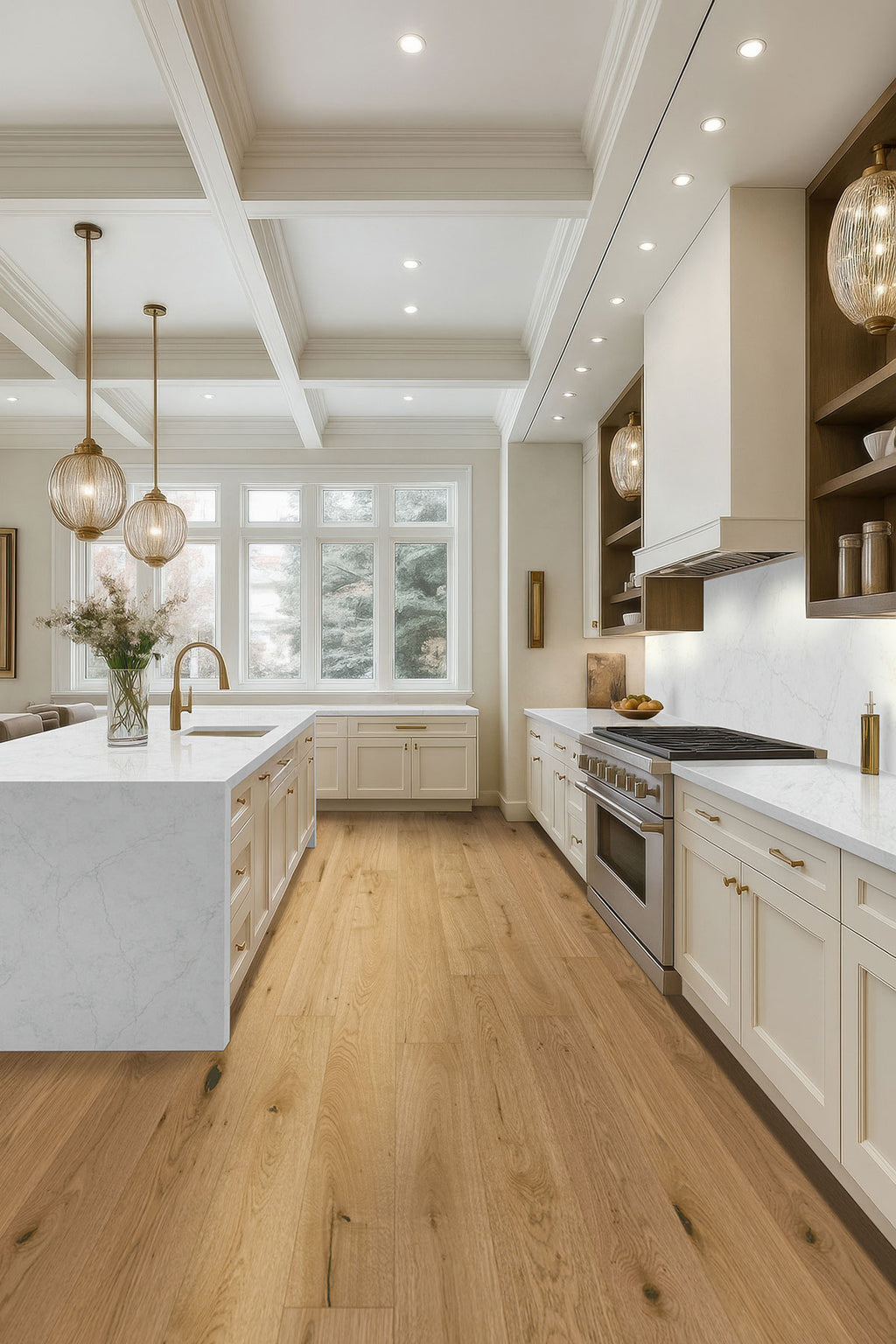 Ladson Leander Oak Engineered Hardwood, room scene