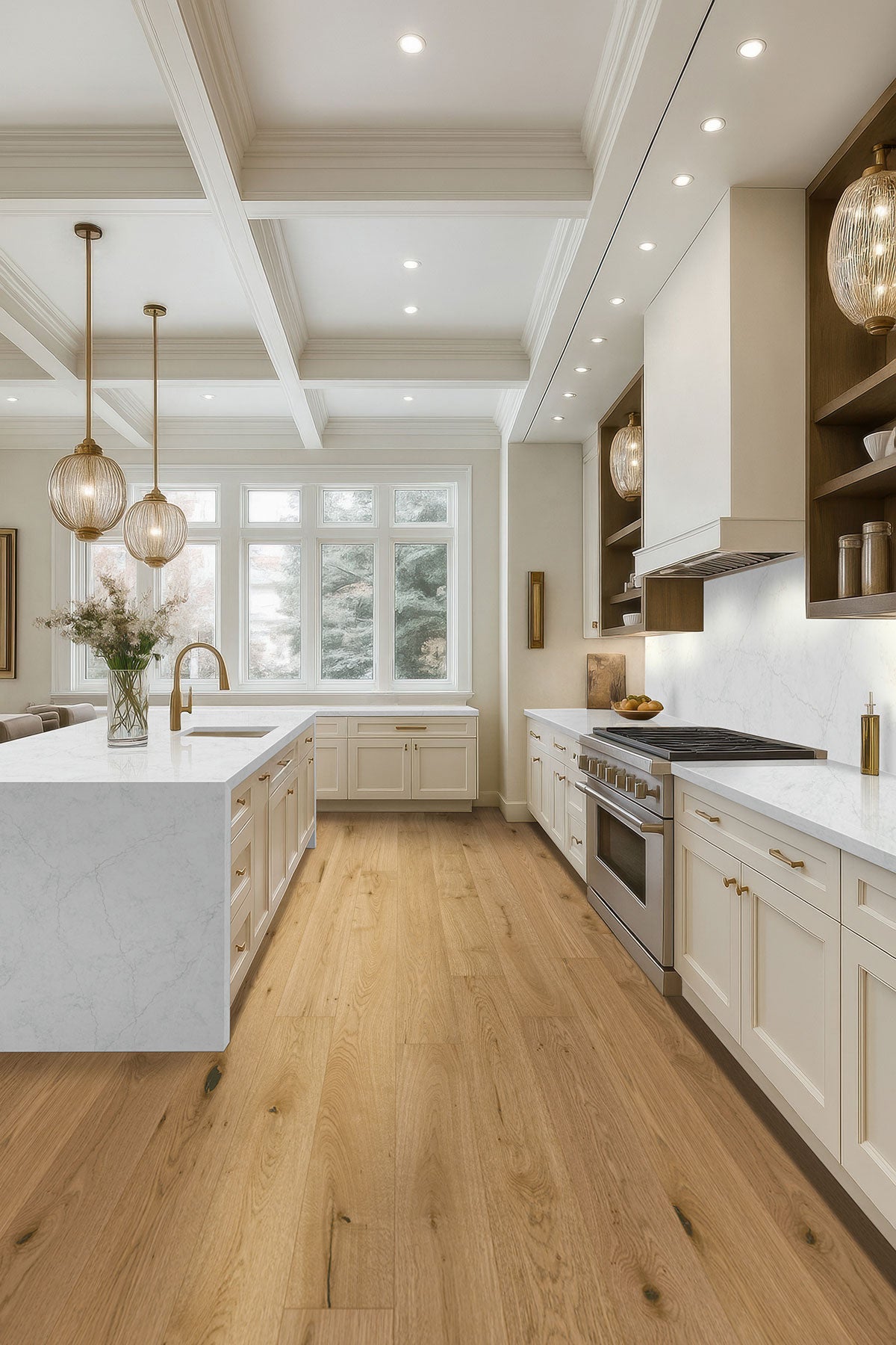 Ladson Leander Oak Engineered Hardwood, room scene