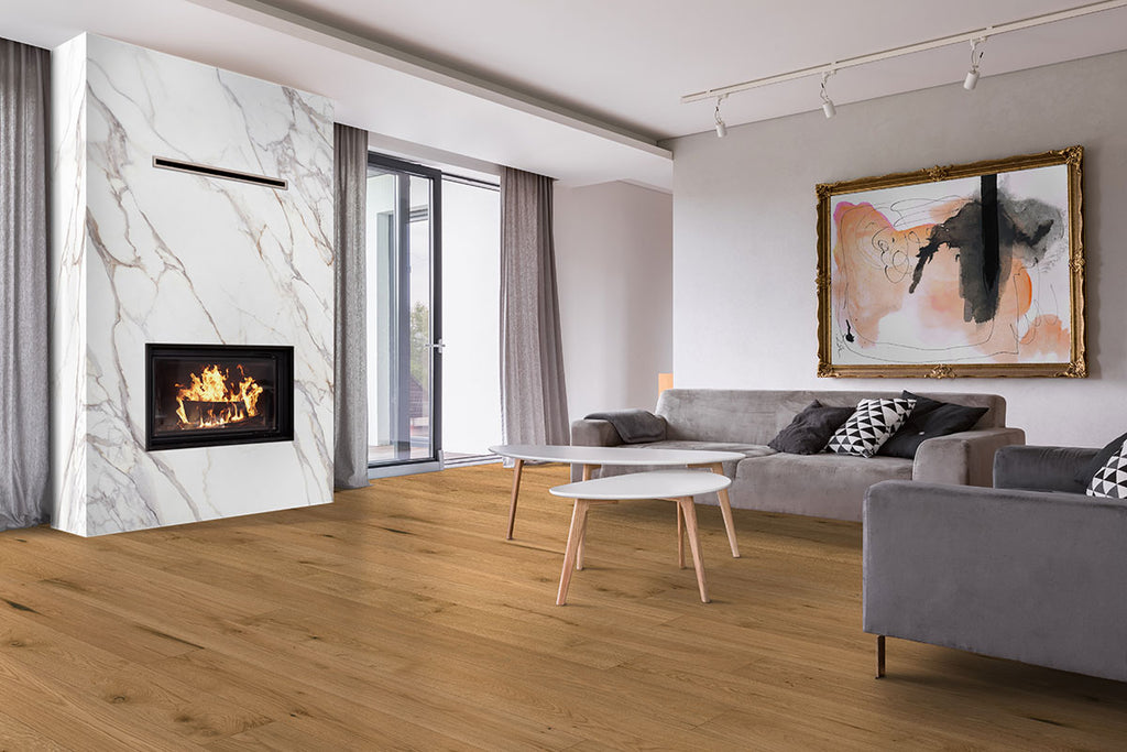 Ladson Leander Oak Engineered Hardwood, room scene
