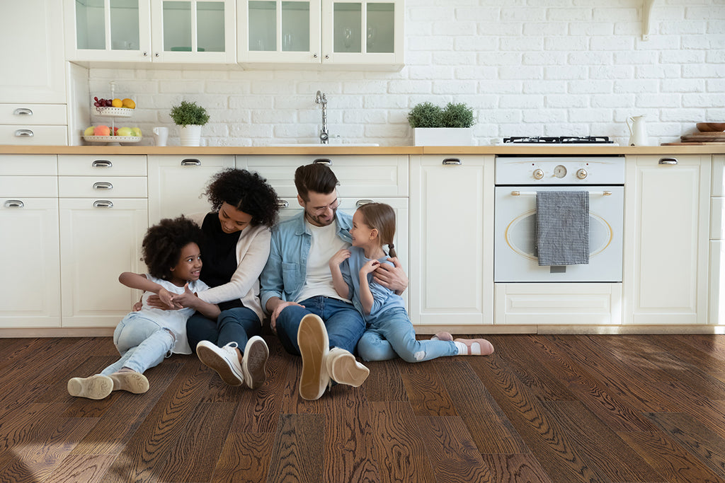 Ladson Thornburg Engineered Hardwood, room scene