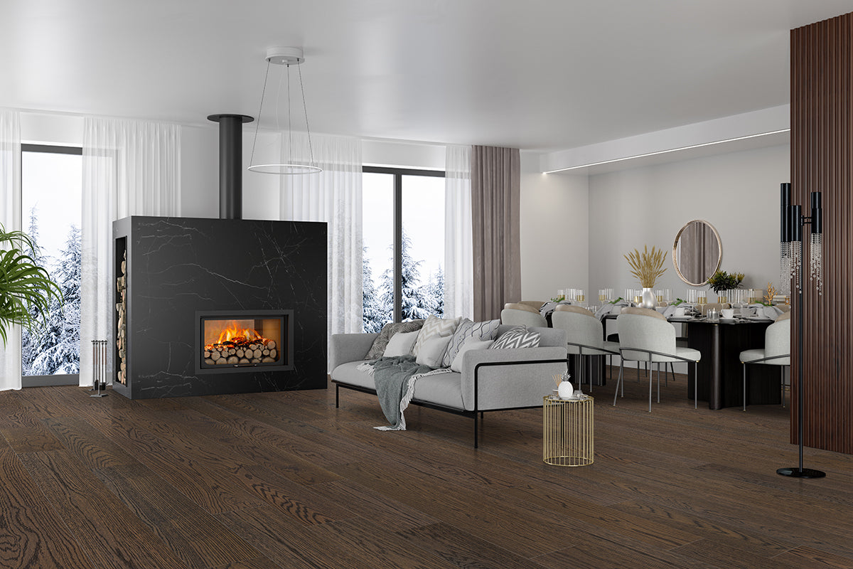 Ladson Thornburg Engineered Hardwood, room scene