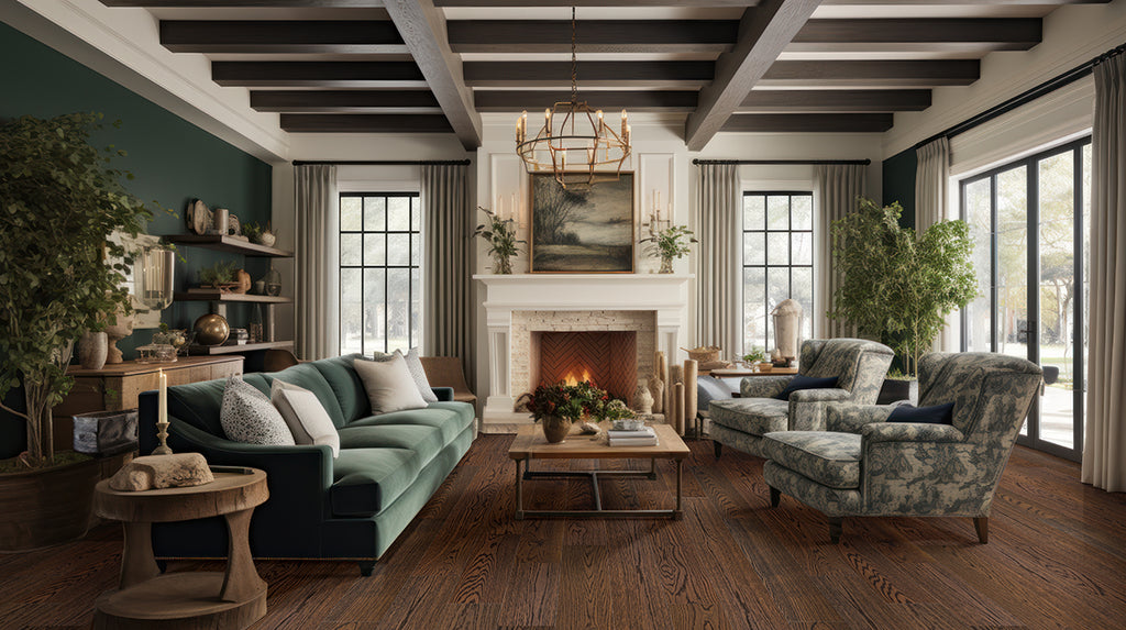 Ladson Thornburg Engineered Hardwood, room scene