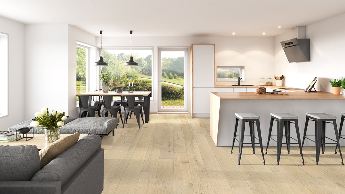 Ladson Whitlock Engineered Hardwood, room scene