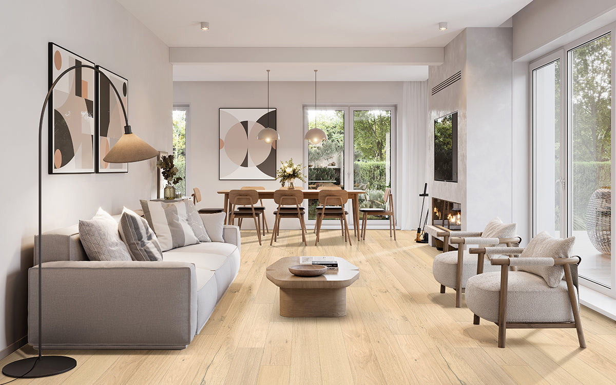 Ladson Whitlock Engineered Hardwood, room scene