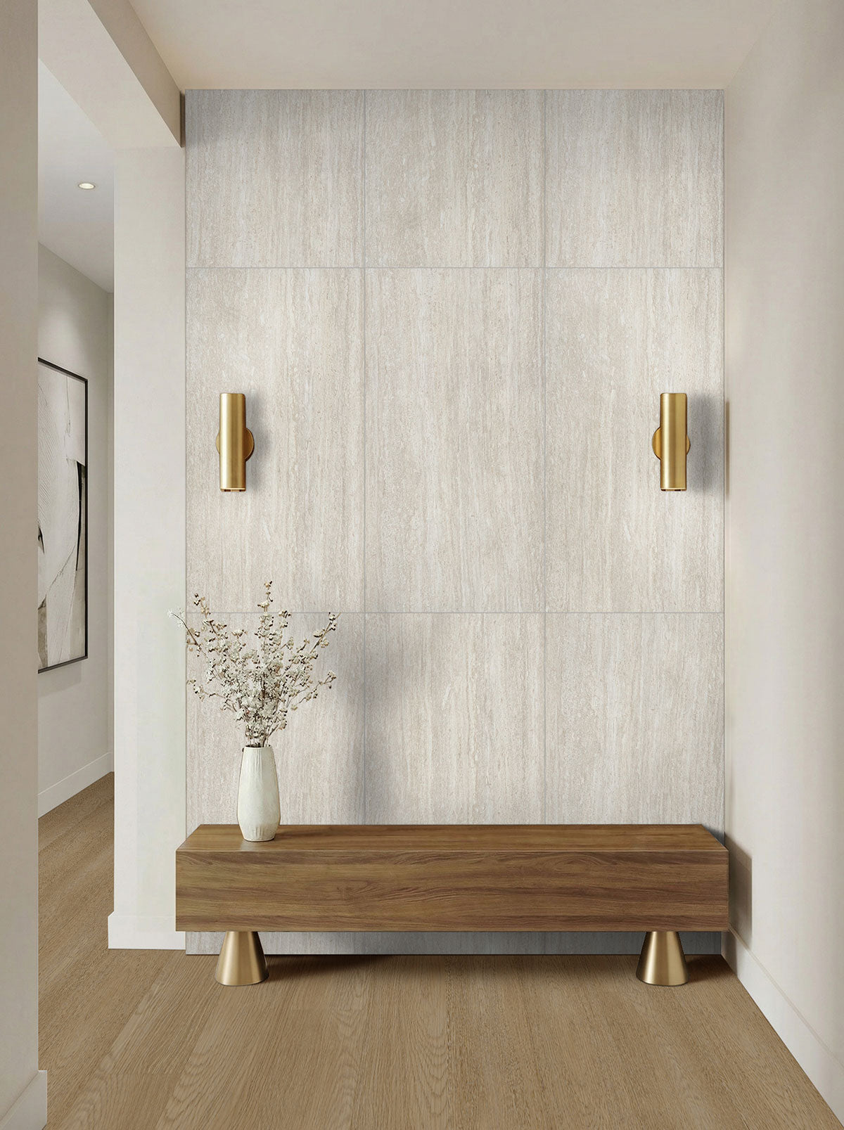 Laurel Reserve Linen Loggia Luxury Vinyl Plank, room scene