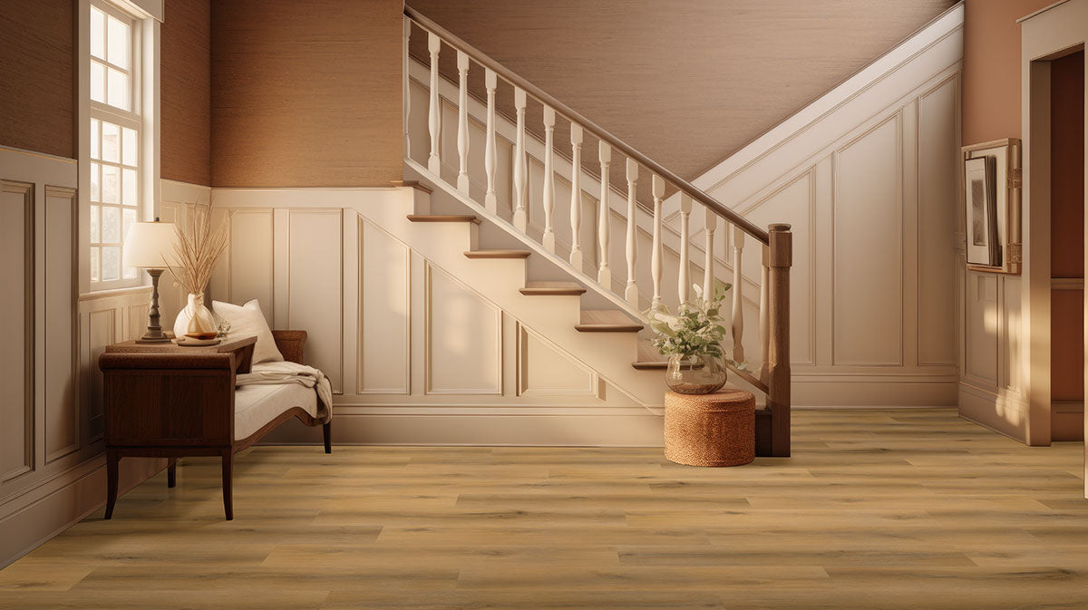 Laurel Reserve Scandi Luxury Vinyl Plank, room scene