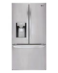 LG LRFS28XBS 3-Door French Door Refrigerator, front view