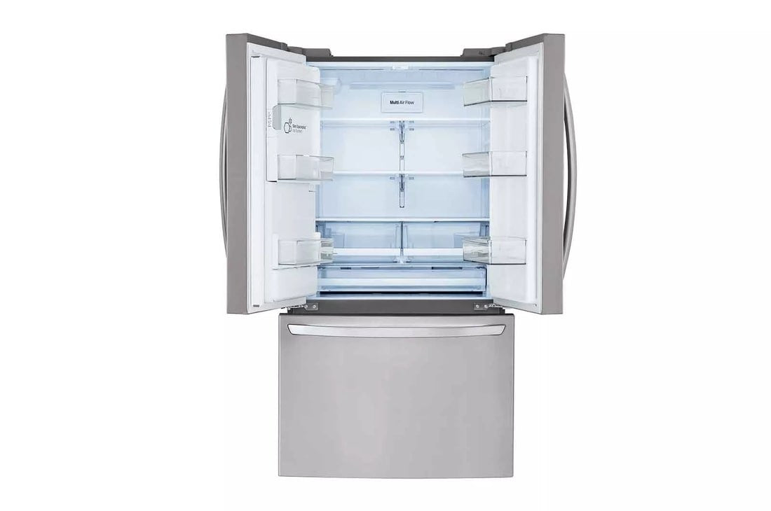 LG LRFS28XBS 3-Door French Door Refrigerator, manufacturer photo 3