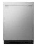LG LDNTH862S stainless steel dishwasher, front view